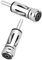 Adattatore Antenna Autoradio Adattatore da ISO 10599 a DIN 41585 Accoppiamento Connettore ISO Femmina a maschio spinotto per DAB + AM/FM (2pz)