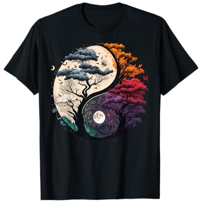 Albero della Vita Yin Yang Maglietta