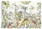 Bilderwelten Fototapete Kinderzimmer Welt der Dinosaurier 255 x 384 cm Vlies-Tapete XXL Smart Wandtapete Wanddekoration Kindertapete
