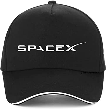 VELUNE Baseballkappen SpaceX Space X Logo Kappe Männer Frauen 100% Baumwolle Auto Baseball Caps Unisex Hip Hop verstellbare Snapback Mütze Geschenk