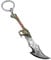 calfee GOW Keychain Kratos Leviathan Axe Keychain Blades of Chaos Keychain Gifts for Men Teens Game Fan (Style J)