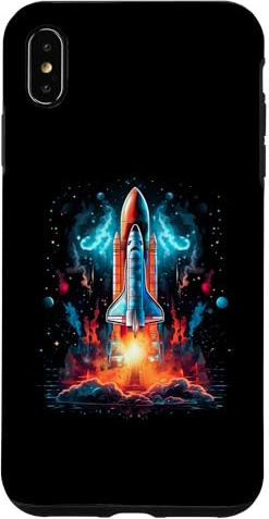 Raumschiff-Start Raketenschiff Hülle für iPhone XS Max