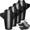 FETESNICE 2 Pezzi MTB Mudguard- Mountain Bike Protection Board da 29 Pollici in Fibra di Carbonio Testurizzata Anteriore e Posteriore con 10 attacchi Via Cavo. (FJ-MS-4PCS)