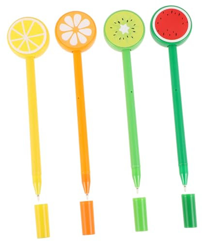 Lurrose 12 Stück Obst-Gelstifte Geschenkstifte Büromaterial Gelstifte Studenten Tragbare Obst-Motto-Partygeschenke Obststifte Studentenstifte Universelle Gelstifte
