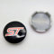 WxsYFFS Radkappen Nabendeckel Radnabenkappen 4 Stück 54mm Kompatibel mit für Ford ST Mondeo Mustang Focus Fiesta ABS Verbundmaterial Nabenmittenkappe,A