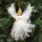 Weihnachtsengel Puppen-Ornamente, Niedlicher Plüsch-Engel-Anhänger zum Aufhängen, Weihnachtsbaumschmuck und Dekorationen für Weihnachtsbaum