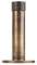 DIRECT DOOR HANDLES® Projecting Door Stop Antique Brass 64mm for Skirting or Wall Mounted Face Fix with Screws