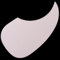 Premium Gitarre Pickguard Schildpatt Design für 40 41 Zoll Akustikgitarre (weiß)
