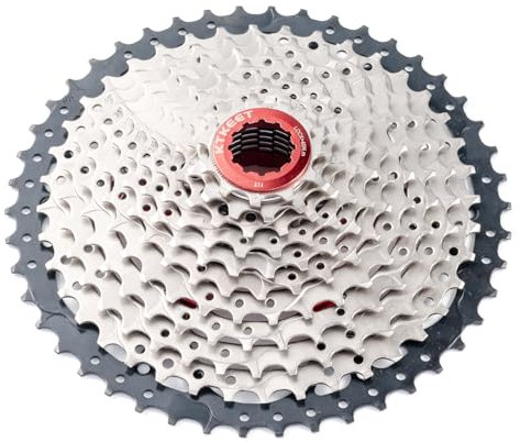 KTKEET 11-Gang-Kassette 11-25T/28T/30T/32T/34T/36T/40T/42T/46T/50T/52T Mountainbike/Rennrad Kassette 11-Gang Fahrradkassette Ritzel Kompatibel mit Shimano Ultegra XT Sunrace Sram (11-46T)
