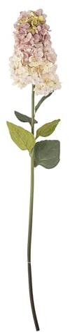 Bloomingville Hydrangea Stiel, Rose, Künstliche Blumen, T16,5xH95 cm
