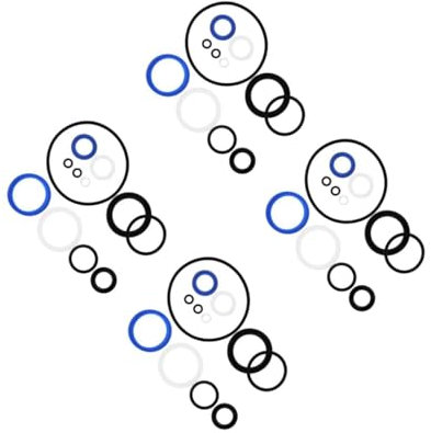 Hemobllo 40stücke Teiliges Öldichtung-reparaturset Aus Hochwertigem Gummi Für Hochdruckanwendungen Hochtemperaturbeständige Dichtungsringe Für Sanitär Und Fahrzeugreparaturen