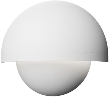 NEONA ORION – Kabellose LED-Akku-Wandleuchte, magnetisch montierbar, dimmbar mit Touch & Fernbedienung, Bewegungssensor, USB-C Ladefunktion – Weiß oder Schwarz, Warmweiß 2700K (Weiß)