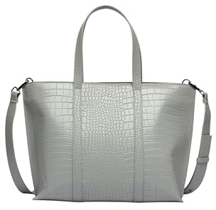 s.Oliver Geräumiger Shopper aus Lederimitat in Kroko-Optik