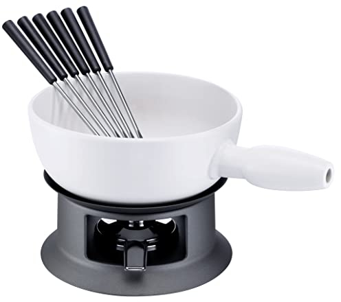Schulte-Ufer 1692 Käse-Fondue Tessin, 20, cm, weiß, Edelstahloptik