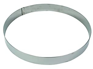 Gobel 865060 Cercle à Mousse Emporte-Pièce Inox Hauteur 4,5 cm Ø 20 cm, Argenté, 7.88 Inch