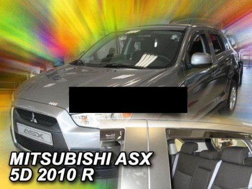 ZentimeX Z922110 Windabweiser Regenabweiser Acrylglas dunkelgrau für VORNE_UND_HINTEN