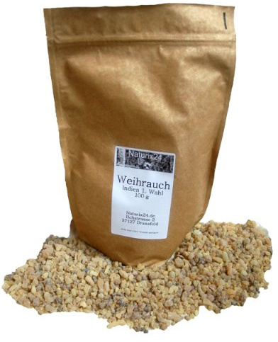 Naturix24 – Weihrauch, Olibanum indisch 1. Wahl – 100 g Beutel