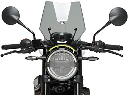 Puig 9702H Carenabris New Generation Sport Rauchgrau aus 3 mm starkem Acryl mit aerodynamischem Design und Schlagfestigkeit zur Verbesserung der Optik und des Schutzes Ihres Motorrads