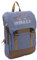 F23 Rucksack - Reiserucksack Heritage-Serie in blau-meliert - 2 Fächer, Reißverschluss, gepolsterte Schultergurte, 17L