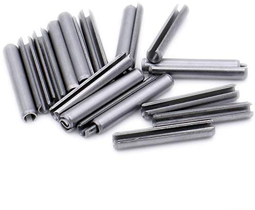 D2.5 (2.5mm x 30mm) Slotted Spring Pin (Heavy) - Stainless Steel (A1) (Pack of 20)
