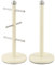 SQ Professional Dainty 6 Mug Tree & Kitchen Roll Holder | Mug Tree and Roll Holder Set, Kitchen Storage Rack (Chantilly)
