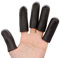 Sumiwish Fingerschutz, 10 Stück, schwarze Fingerlinge für Fingerspitzenschutz, Gel-Fingerhülsen für Rissbildung, Fingerarthritis, Hand-Ekzeme und mehr