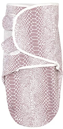 Meyco Baby Snake Pucksack, Erstausstattung Neugeborene (Pucktuch für Babys ab 0-3 Monaten, weicher Schlafkomfort, 100% Baumwolle, atmungsaktiv, Einschlafhilfe), Lila