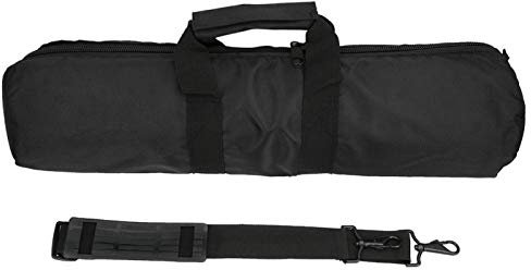 Akozon Tripod Carrying Case, Black Nylon Thicken Tripod Bag Camera Video Carry Case Shoulder Carrying Bags Portable Pouch Photography Equipment with Shoulder Strap for Light Stands Tripod (55x12cm)