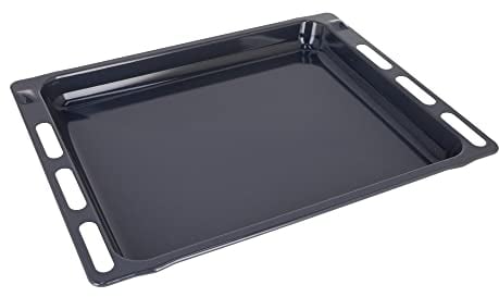sparefixd Bandeja esmaltada para horno LAMONA de 47,5 x 36,5 cm