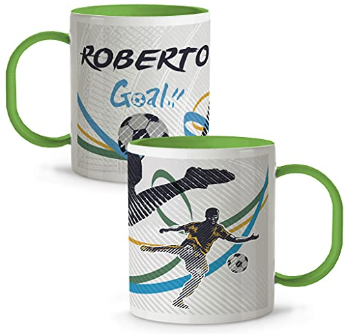 Taza plastico personalizada. Taza Plastico Infantil Personalizada. Vaso Infantil Personalizado Duro. Tazas Personalizadas con Nombre SIN BPA. 5 COLORES a ELEGIR. FÚTBOL