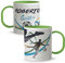 Taza plastico personalizada. Taza Plastico Infantil Personalizada. Vaso Infantil Personalizado Duro. Tazas Personalizadas con Nombre SIN BPA. 5 COLORES a ELEGIR. FÚTBOL