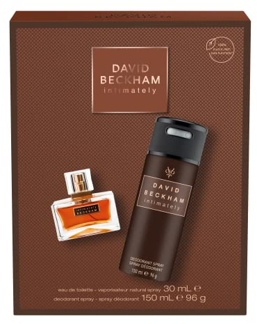 David Beckham Intimately Christmas Coffret cadeau pour homme Eau de toilette 30 ml et déodorant 150 ml
