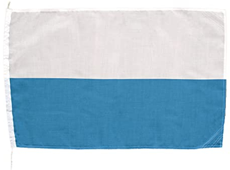 Netflags Regionalflagge, Flagge Bayern mit Streifen, Schiffsflagge mit 160 g/qm Stoffgewicht, 14 verschiedene Größen und Varianten im Quer- und Hochformat (40 x 60 cm)
