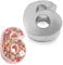 Global Outlet Ltd 0-9 Number Individual Cake tins for Baking and Birthday, Wedding Anniversary & Parties, Metallic Cake molds (6)