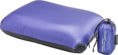 COCOON Air-Core Pillow Hyperlight Größe 28 cm x 38 cm Black/Dark Blue