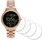 iDaPro Displayschutz Schutzfolie für Fossil Q Damen Q Venture/Damen 4. Generation Gen 4 Venture Touchscreen Smartwatch 9H Härte Glas Displayschutzfolie Einfache Installation [4 Stück]