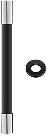 Fenteer 360 Rundhahnverlängerung Biegbare Verlängerungsrohr Verlängerungsröhre Wasserhahn Verlängerung Schlauch Flexible Brauseverlängerung - 50cm Schwarz