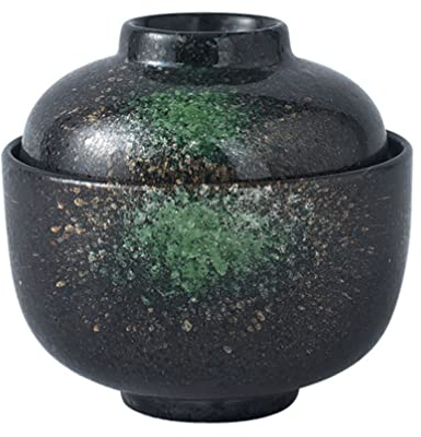 UPKOCH Keramik Schüssel Suppenschale Japanische Ramenschale Reisschale Suppentasse Nudelsuppe Schalen mit Deckel Eintopf Suppenschüssel Servierschalen für Suppe Udon Nudeln