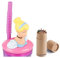 Disney Princess 3D Figurine Cartoon Characters Reusable Tumbler Childrens Drinking Cup Straw 23 x 7.5 x 7.5cm Includes Half Size 12pcs Pencil Set (Princess)