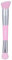 Foundation Makeup Brush - Buffing, Blending, Highlight, Contouring. Contour Brush for use with Cream, Powder, Blush, Liquid Foundation, Concealer, Primer, Bronzer. Double Ended Make up Brush [Pink]