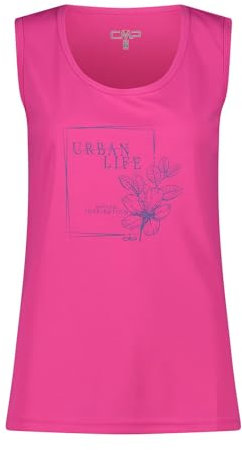 CMP - Camiseta de Tirantes para Mujer, Color Fucsia, 54