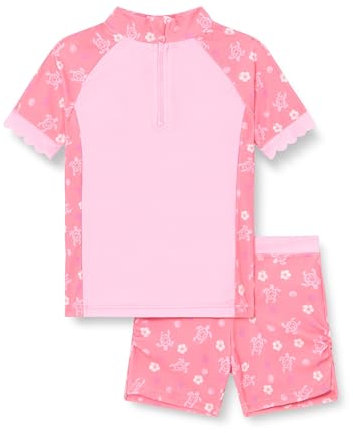 Playshoes Unisex Kinder UV-Schutz Bade-Set zweiteilig Schwimmshirt Badeshorts Badebekleidung, Hawaii, 122/128