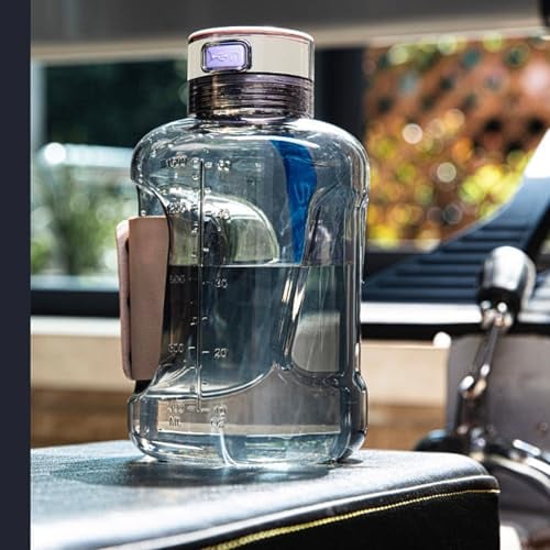 1,5 L Hydrogen Water Bottle, Tragbarer Wasserstoff-Wasserflaschen-Generator mit SPE PEM-Technologie, 1500 Ml Wiederaufladbare Wasserstoffflasche oder Heimreise (Ascheschwarz)