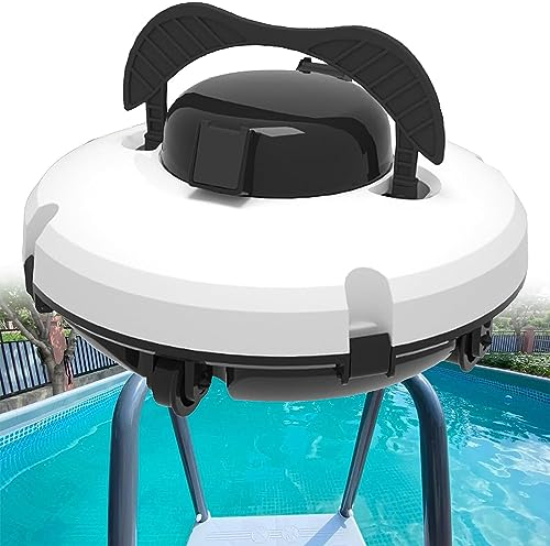 Nettoyeur de Piscine, Nettoyeur de Piscine Automatique sans Fil, Robot Nettoyeur de Piscine sans Fil, aspirateur de Piscine à Double Moteur pour piscines Plates