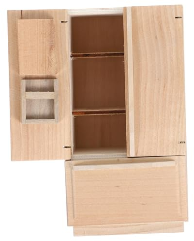 BESTonZON De Muñecas Refrigerador Mini Juguete Nevera Mini Nevera De Muñecas De Muñecas En Miniatura Refrigerador Pequeño Refrigerador Mini Nevera Accesorios De Muñecas