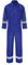 FEESHOW Damen Herren Arbeitsoverall Mit Reflektorstreifen Overall Arbeitskleidung Mit Reißverschluss Und Taschen Schutzanzug Rallyoverall Blau 3XL