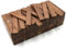 40x Holzleiste 14x10x250mm Akazie gedämpft lose Bastelklötzchen zum Basteln Bastelstäbe (Akazie gedämpft 14x10x250mm)