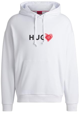 HUGO Dewgili Sweatshirt M White