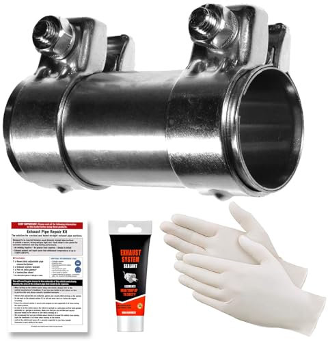 E-TECH Exhaust Repair Kit - Fits Exhaust Straight Pipe Diameters 43mm-45mm