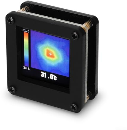 CNANRNANC Wärmebildkamera AMG8833 mit Gehäuse für Infrarot-Wärmebildkamera, Array-Temperaturmodul für elektronische Inspektion, 7 m Reichweite